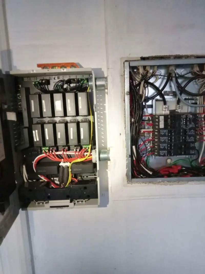 Electrical panel upgrade completed for Security Camera Wiring in Spring Lake Heights